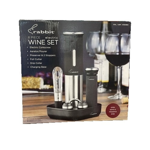 Rabbit 8 Piece Electric Wine Set