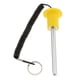 thumbnail image 3 of Accesorios de repuesto para pasadores de pila de pesas, equipo de ejercicio portátil de acero inoxidable Amarillo 10x100mm, 3 of 9