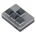 thumbnail image 4 of 4-Key Wireless Mechanical Keyboard, 2.4G/USB/Bluetooth 5.1 Tri-Mode Hot-Swappable Keypad with Type-C Charging, Fully Customizable for Office, Gaming, Media & Industrial Control, Auto Sleep, 4 of 6