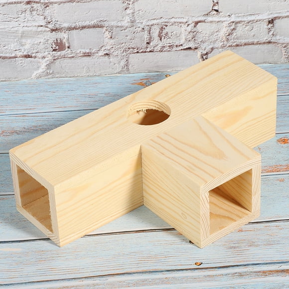 Hamster Toy, Tunnel Tube House Hamster Tunnel, Wood For Hamster