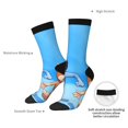 thumbnail image 4 of Silaia Bluey Print Adult Socks, Athletic Socks, Mens and Womens Crew Cushion Socks,Work Athletic Running Socks,Casual Breathable Socks, 4 of 6