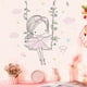 thumbnail image 2 of Adhesivo de pared de niña de dibujos animados JAMW para habitación de niños 1 juego, 2 of 5