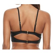 SO Black Push Up Underwire Adjustable Straps Bikini Top Swimwear Juniors' Small