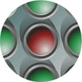 thumbnail image 1 of Ahgly Company Machine Washable Indoor Round Transitional Black Area Rugs, 8' Round, 1 of 7