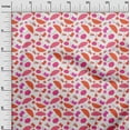 thumbnail image 3 of oneOone Polyester Spandex Red Fabric Autumn Fabric For Sewing Printed Craft Fabric By The Yard 56 Inch Wide, 3 of 4