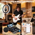 thumbnail image 2 of JOYO JAM BUDDY II 10W Portable Electric Guitar Combo Amplifier, Multi-Effects with Footswitch, OTG Recording & Bluetooth ABS & Aluminum Alloy for Guitar Practice, 2 of 9