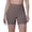 Brown, variant on Women's 3"/5" High Waisted Biker Shorts - Spandex Yoga, Workout, Cycling, Volleyball, Dance | Athletic Booty Shorts