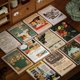 thumbnail image 2 of Material de notas Esta serie de viajes en el tiempo, papel base para decoración de mensajes de diario retro, 60 piezas en 12 tipos, 2 of 5