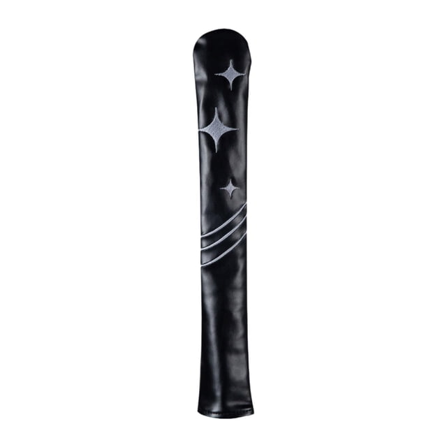 Cubierta de palo de alineación de golf Protector de la barra de golf PU Golf Sticks Caso de protección de manga para el indicador de dirección de golf negro