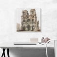 thumbnail image 2 of ARTCANVAS Notre Dame Paris 1828 Canvas Art Print by David Roberts - Size: 18" x 18" (0.75" Deep), 2 of 9