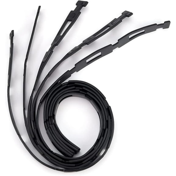 8pcs 25x1 Inch Plastic Cable Ties Plant Supplies Outdoor Lock Link Cable Plant Ties for Staking Great for Fixing/Training Branches