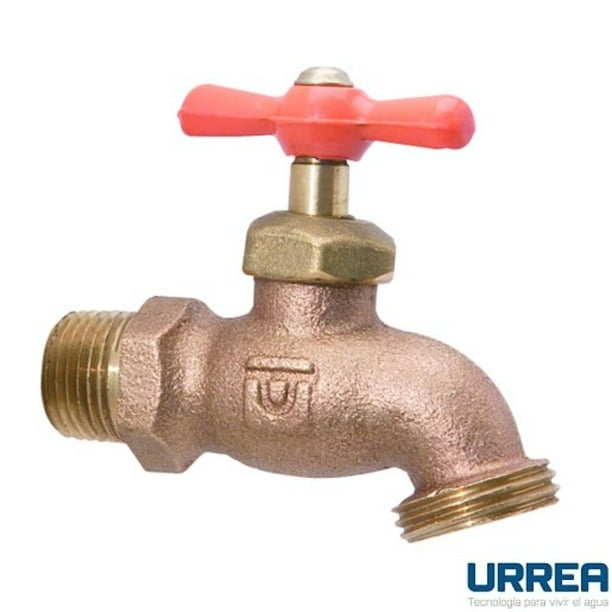 Llave de Nariz Semi Comp Bronce de 1/2 Fluye Urrea 19N.13