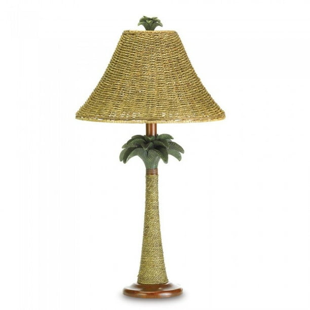 Palm Tree Rattan Lamp Com, Vintage Rattan Palm Tree Floor Lamp