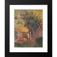 thumbnail image 2 of Jan Vijlbrief 14x18 Black Modern Framed Museum Art Print Titled - Boat Along a Bank (1894), 2 of 5