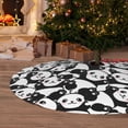 thumbnail image 6 of Sikiie Seamless Pattern Cute Panda 30-48 inches {designName} Print Christmas Tree Skirt Snowman Xmas Tree Skirt with Edge Christmas Decorations for Holiday Party48", 6 of 7
