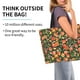 thumbnail image 2 of Balery Fruits Peach Bolsa Tote Estilo Estético con Cremalleras, Bolsa de Hombro, Bolsa de Compras Grande y Plegable, 2 of 8