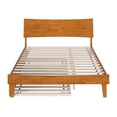 thumbnail image 4 of Pemberly Row Queen Solid Wood Platform Bed with Trundle in Light Toffee, 4 of 13