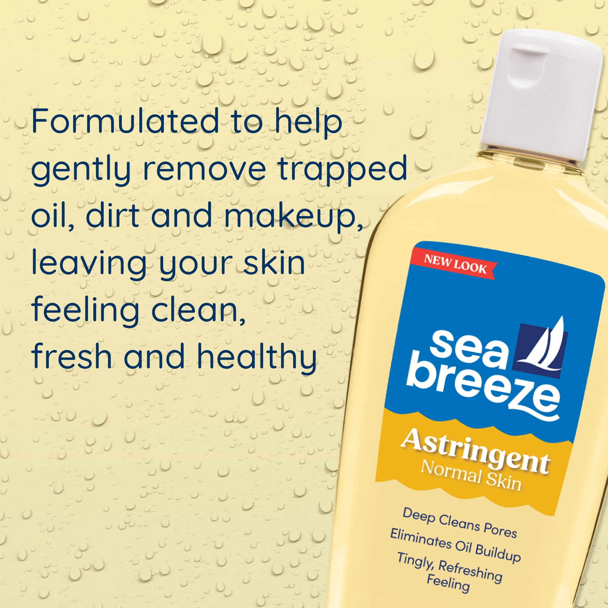 Sea Breeze Original Formula Astringent for All Skin, Acne and Blemishes, 16 fl oz