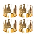 thumbnail image 1 of unbranded 4Ud De Servilleta Dorados De Aleación Con Para Hogar, 1 of 7