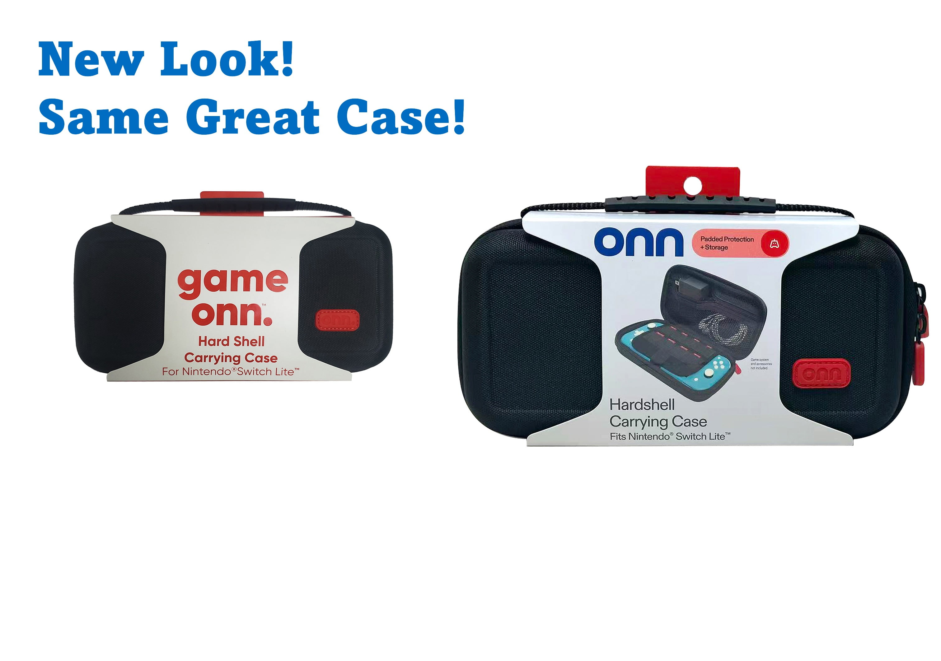 Onn+ Hard Shell Carrying Case for Nintendo Switch Lite with