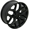 thumbnail image 5 of OE Wheels 22 inch Satin Black CK156 Rim Fits Specific GM Trucks - Snowflake Style, 5 of 5