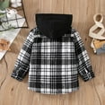 thumbnail image 6 of CAICJ98 Baby Toddler Boys Long Sleeve Shirt Flannel Plaid Shirts Button Down Shirts for Boys Jacket Top Outfit Fall Winter Clothes (Grey,3-4 Years), 6 of 7