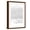 Brown Frame, variant on Art.com Declaration of Independence Authentic Reproduction White Art Poster Print Art Print, 12" x 18"