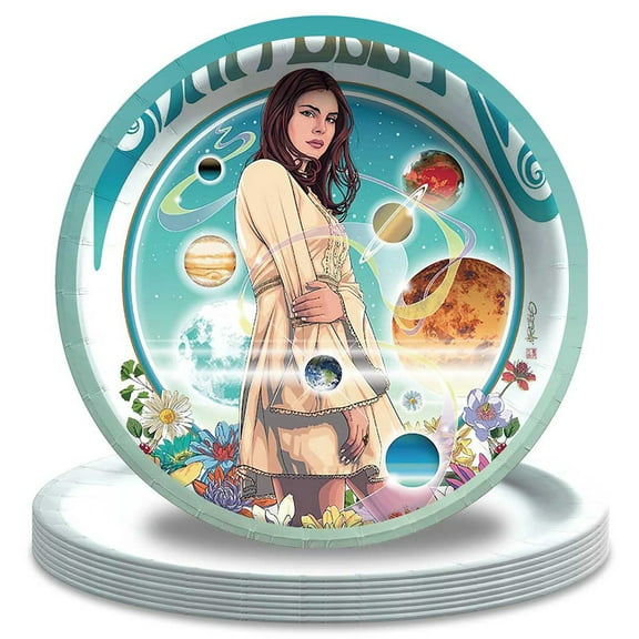 Paper Plates Birthday Decorations Party Supplies Tableware Disposable Dinnerware