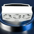 thumbnail image 2 of DAMIFU Car Exhaust Fan Usb Charging/Solar Energy Air Circulation Cooling Ventilation, 2 of 8