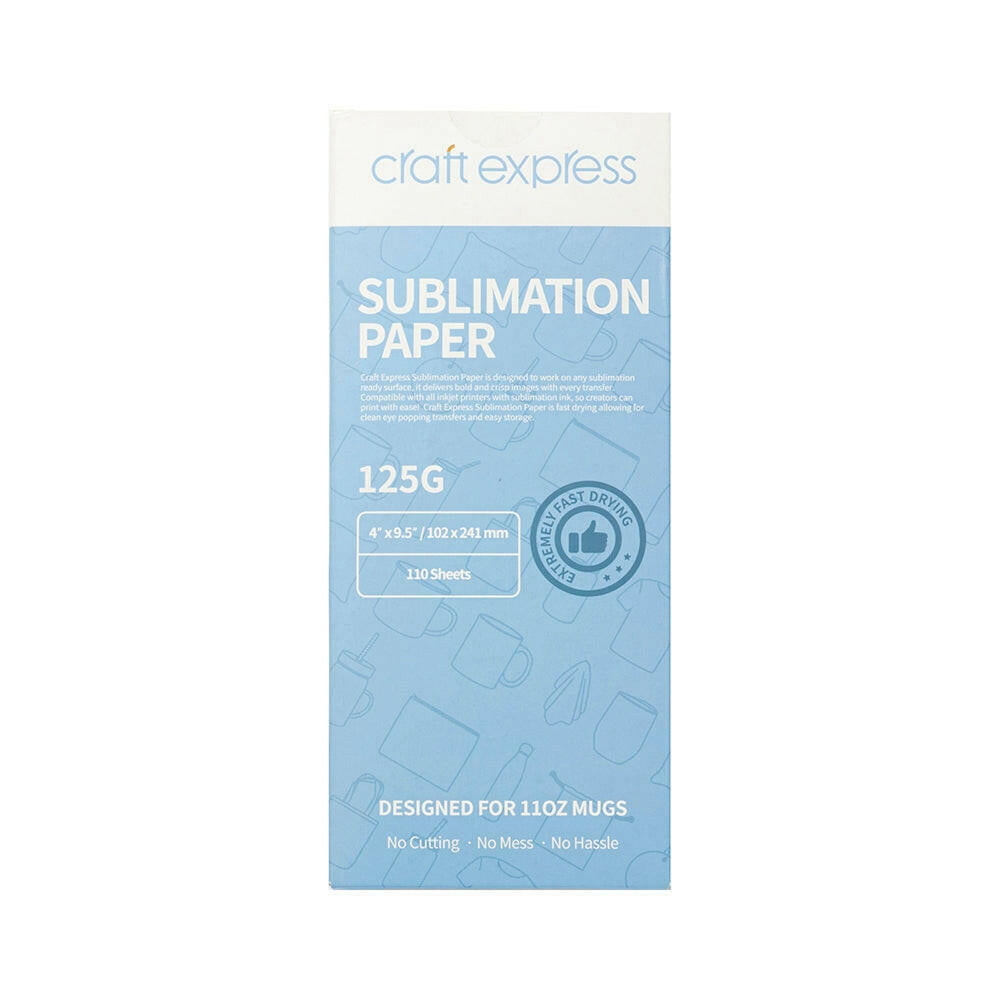 Craft Express 110 Pack Sublimation Transfer Paper