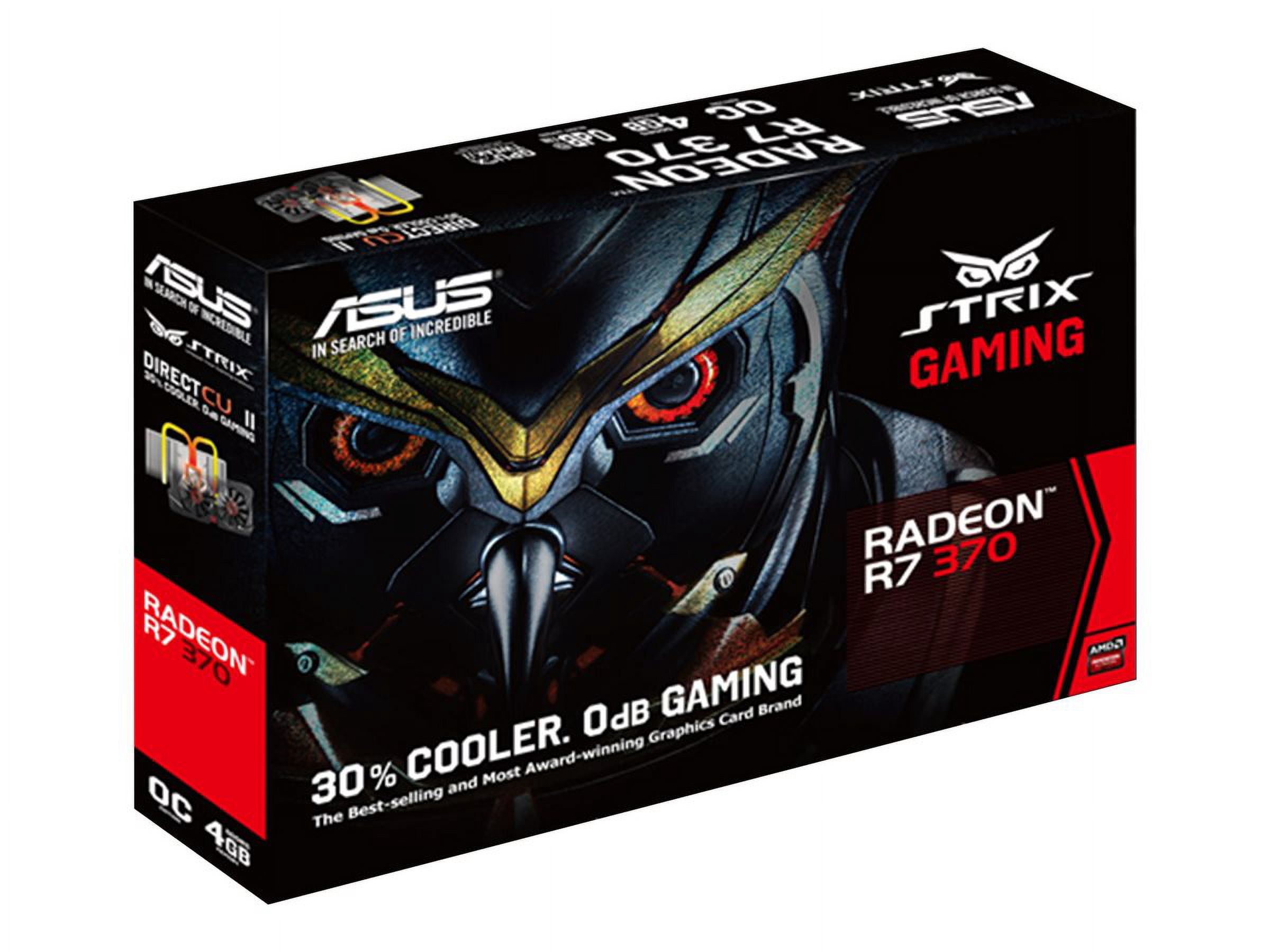 Strix AMD Radeon R7 370 Graphic Card, 4 GB GDDR5