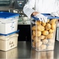 thumbnail image 4 of Recipientes de almacenamiento de alimentos CURTA, paquete de 4 unidades, 22 L, policarbonato cuadrado, 4 of 7