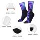 thumbnail image 5 of Balery Purple And Blue Nebula Calcetas Largas con Estampado para Hombre y Mujer – Suaves y Transpirables, Talla Única (US 5-11), 5 of 6