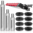thumbnail image 1 of Angle Grinder Extension Shaft Connecting Rod, 12PCS Angle Grinder Attachments with 5/8-11 Thread, 1 of 6