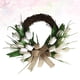 thumbnail image 5 of Guirnalda de flores de tulipán blanco Guirnalda de flores colgantes Decoración de boda para puerta de pared, 5 of 5