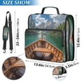 thumbnail image 2 of FORMRS Zipper Binder with Shoulder Strap 2-inch Ring 500 Sheet Capacity File Bag, Lake, 2 of 5