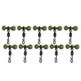 thumbnail image 4 of 10Pcs/Set Chod Beads Rolling Quick Change Swivels Tackle for Heli Carp Fishing, 4 of 6
