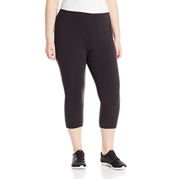 Just My Size Women's Plus Size Stretch Jersey Capri Legging