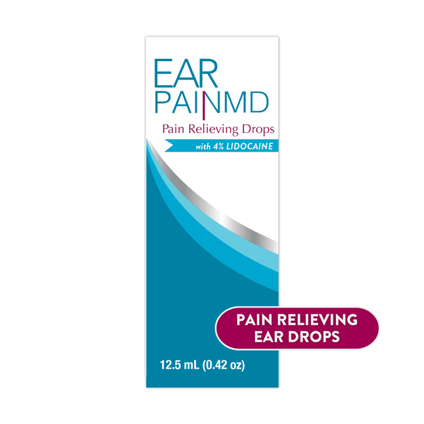 Eosera Ear Pain MD, Maximum Strength Ear Pain Relief Drops with 4