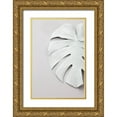 thumbnail image 1 of Artographie Studio 11x14 Gold Ornate Wood Framed with Double Matting Museum Art Print Titled - Monstera White 01, 1 of 4