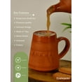 thumbnail image 5 of Sowpeace Brown Terracotta Traditional Coffee mugs Mug15 oz Pack of 1, 5 of 6