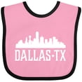 thumbnail image 3 of Inktastic Dallas Texas Skyline Tx Cities Boys or Girls Baby Bib, 3 of 4