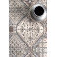 nuLOOM Becca Vintage Tile Area Rug, 6', Gray