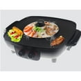 Double Control Roasting Pot Electric Barbecue Hotpot Oven Grill