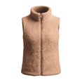 thumbnail image 4 of NominalSnug Womens Fuzzy Fleece Sherpa Vest Sleeveless Warm Outwear Jacket with Pockets, 4 of 6