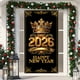 thumbnail image 4 of Tapiz de tela para puerta de Año Nuevo, 35 x 71 pulgadas, poliéster, para decoración de fiestas, para colgar en la puerta principal | Navidad, Nochevieja, aula, invierno, cumpleaños, celebración, 4 of 9
