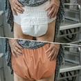 thumbnail image 2 of Breathffy 6 Pcs Culottes d'Incontinence Étanches pour Adultes Femmes Hommes à Enfiler, Culotte de Protection Lavable, sous-Vêtements Réutilisables en Plastique, Couvre-Couches pour Personnes Handicapées, Aînées, Post-Partum (Multi, 2 of 6