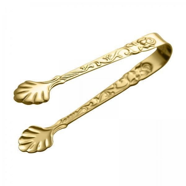4xIce Tong Kitchen Tong Tea Party Sugar Cube Tong Para Freidora De Aire Ensalada De Barbacoa Dorada
