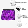 thumbnail image 3 of Zufioo Berry Raspberry Print Men's Boxer Briefs, Moisture Wicking Boxer Briefs Underwear-Small, 3 of 5