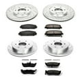 thumbnail image 3 of PowerStop Front and Rear Z23 Evolution Sport Carbon-Fiber Ceramic Brake Pad and Drilled & Slotted Rotor Kit Fits: INFINITI NISSAN Select Models K2805, 3 of 10